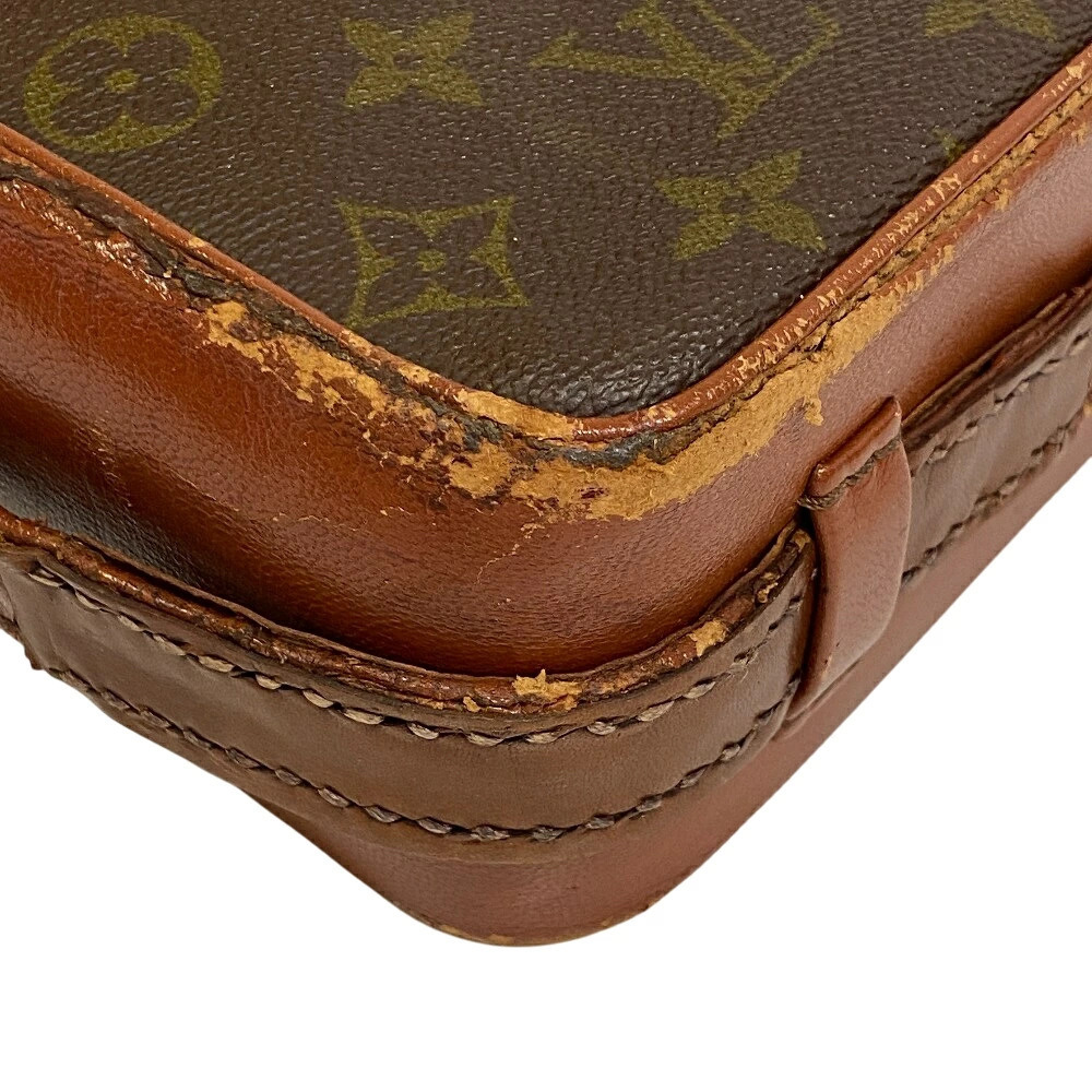 Louis Vuitton Monogram Shoulder Sac Brown Handbag Bag Crossbody Bandouliere